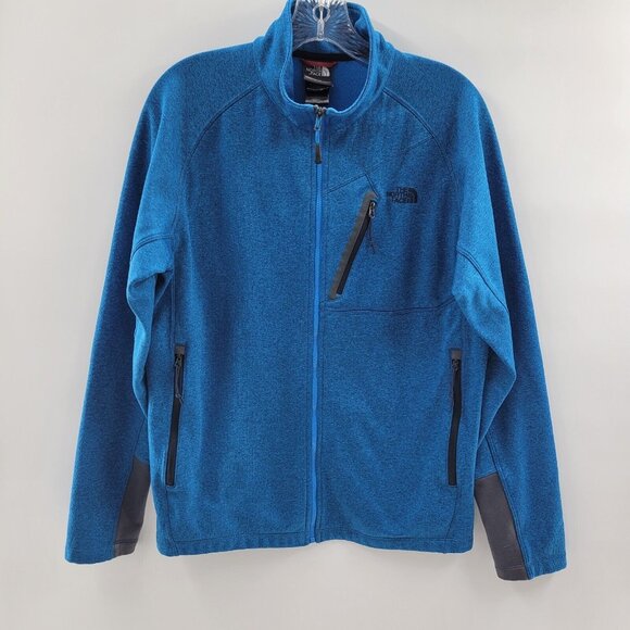The North Face Men's Canyonlands Micro Fleece Lined Hoodie Jacket. Size M. Blue - Picture 2 of 9